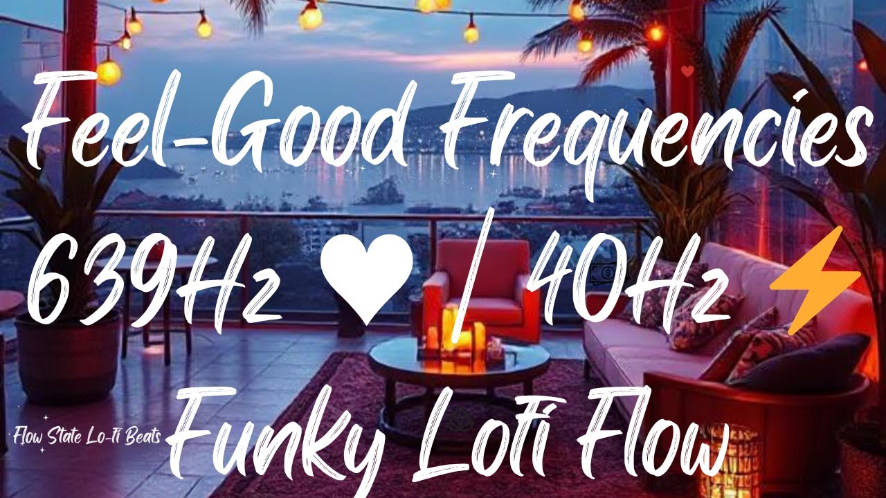 639Hz + 40Hz | Upbeat Lofi Vibes for Healing & Focus