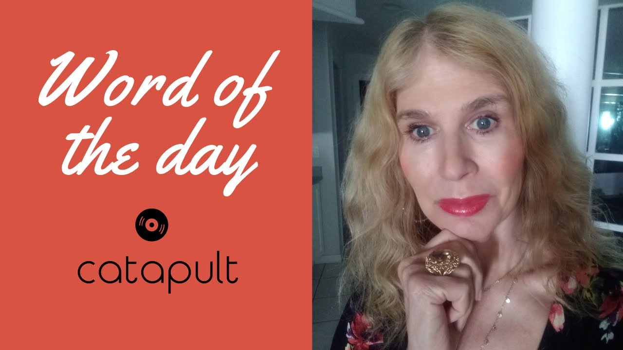 How to pronounce the word catapult and use in a sentence