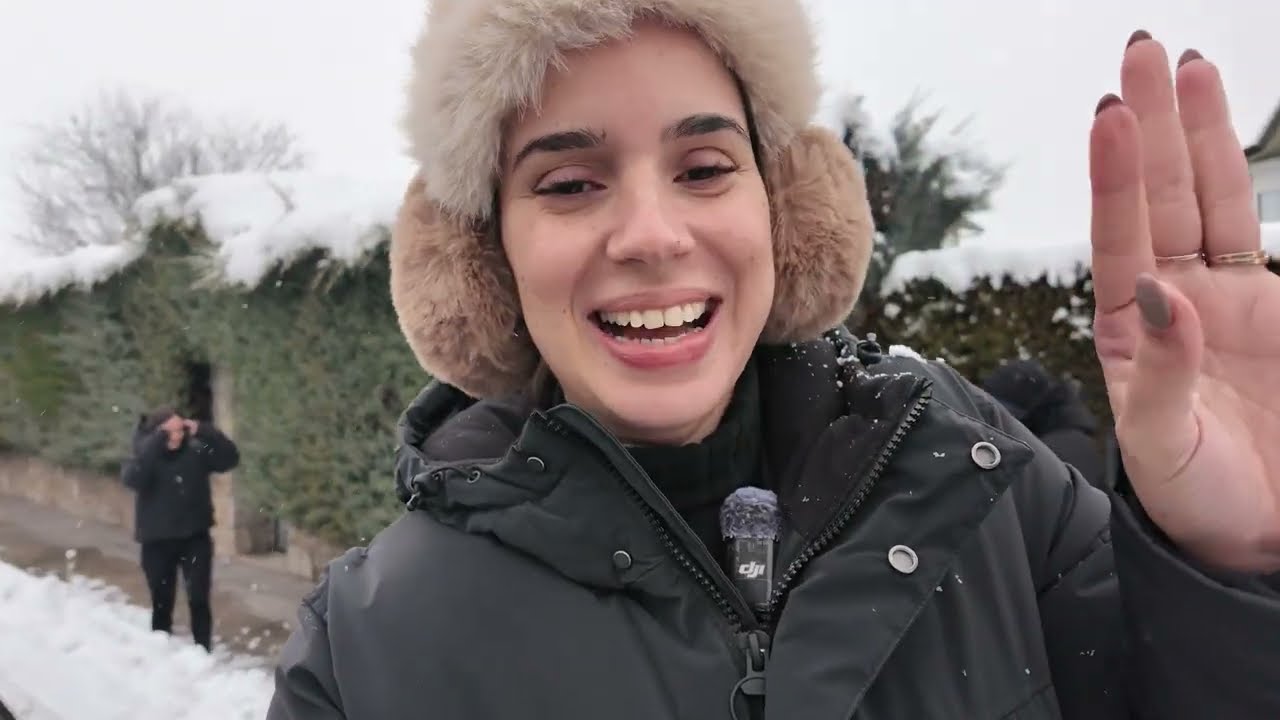 Por PRIMERA VEZ disfruto de la NIEVE!.MI Reacción y TODO lo que hicimos.