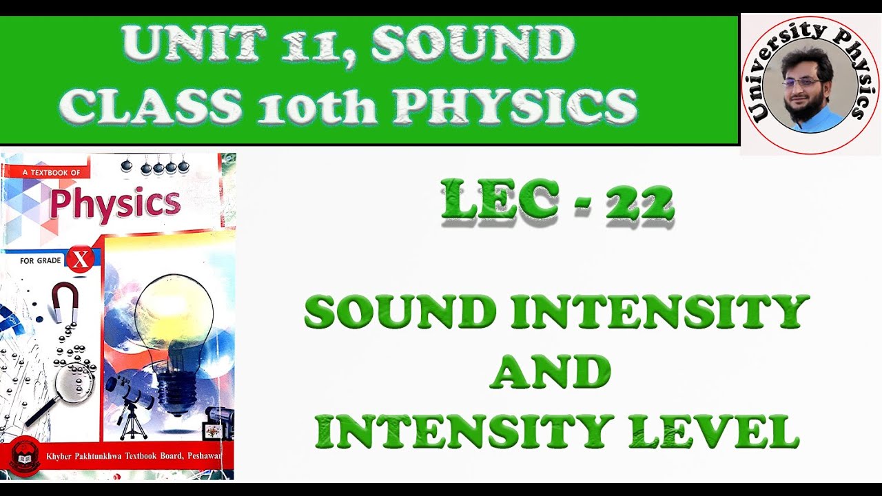 Sound intensity | Sound intensity level | Intensity level of sound | Weber Fechner law