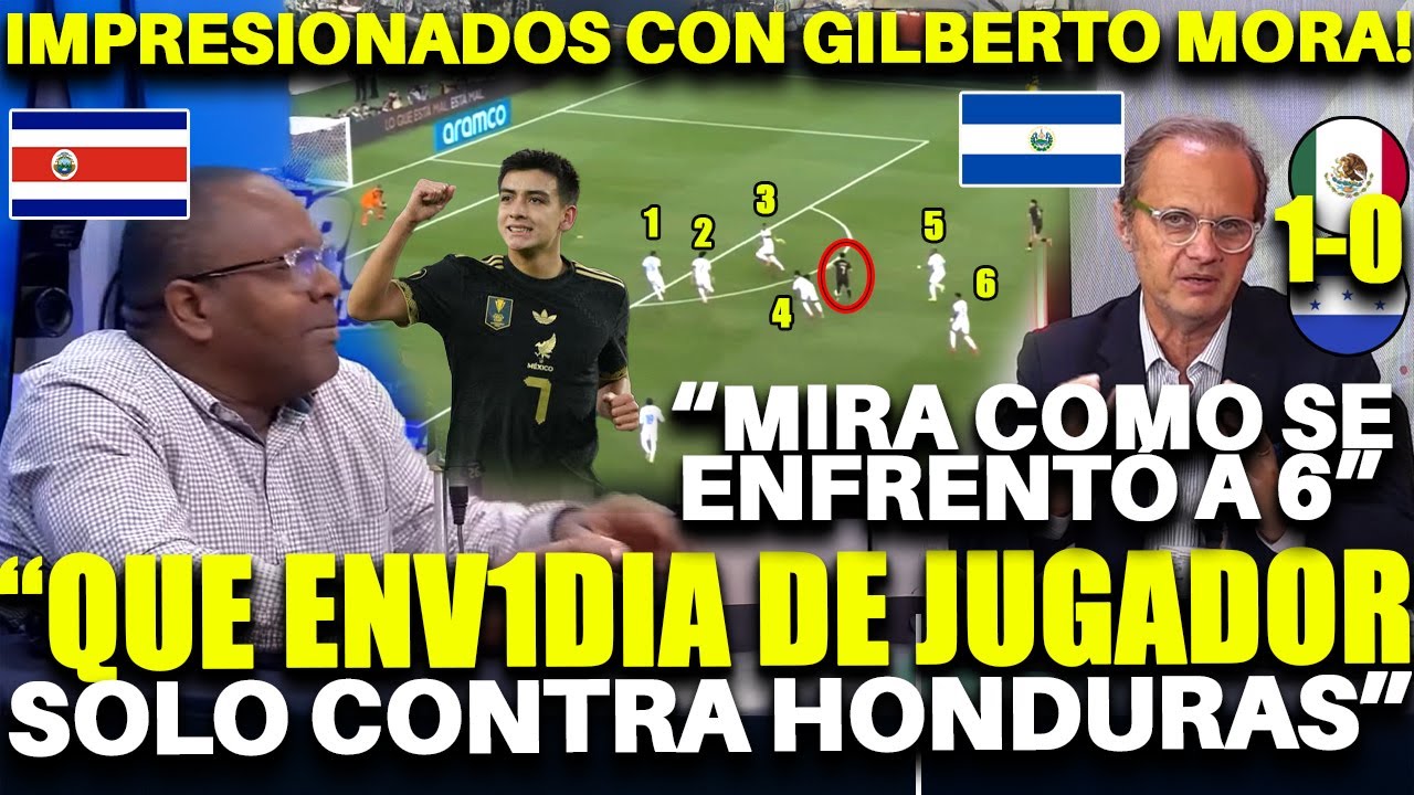 TICOS Y SALVADOREÑOS SE ARRODILLAN ANTE EL NIVEL DE GILBERTO MORA: "QUE ENVIDIA DE JUGADOR"