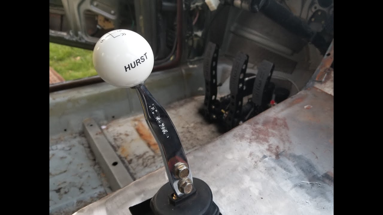 Installing a manual Transmission and floor mount pedals in Meatball, the twin turbo ls Maserati.