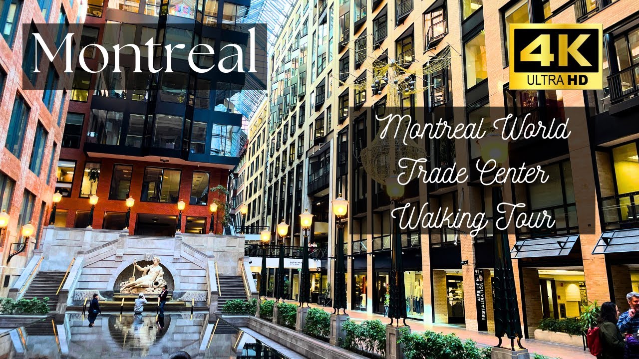 [4K] Walking tour in Montreal's World Trade Center | April 2025 | Montreal, Canada 🇨🇦
