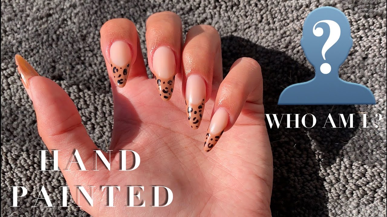 Hand Painted Frenchies & Who Am I? | Polygel Nails | Safiya Jordan