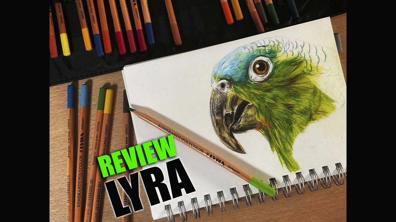 DIBUJANDO REALISMO SOLO CON LÁPICES DE COLORES LYRA - ¡REVIEW !
