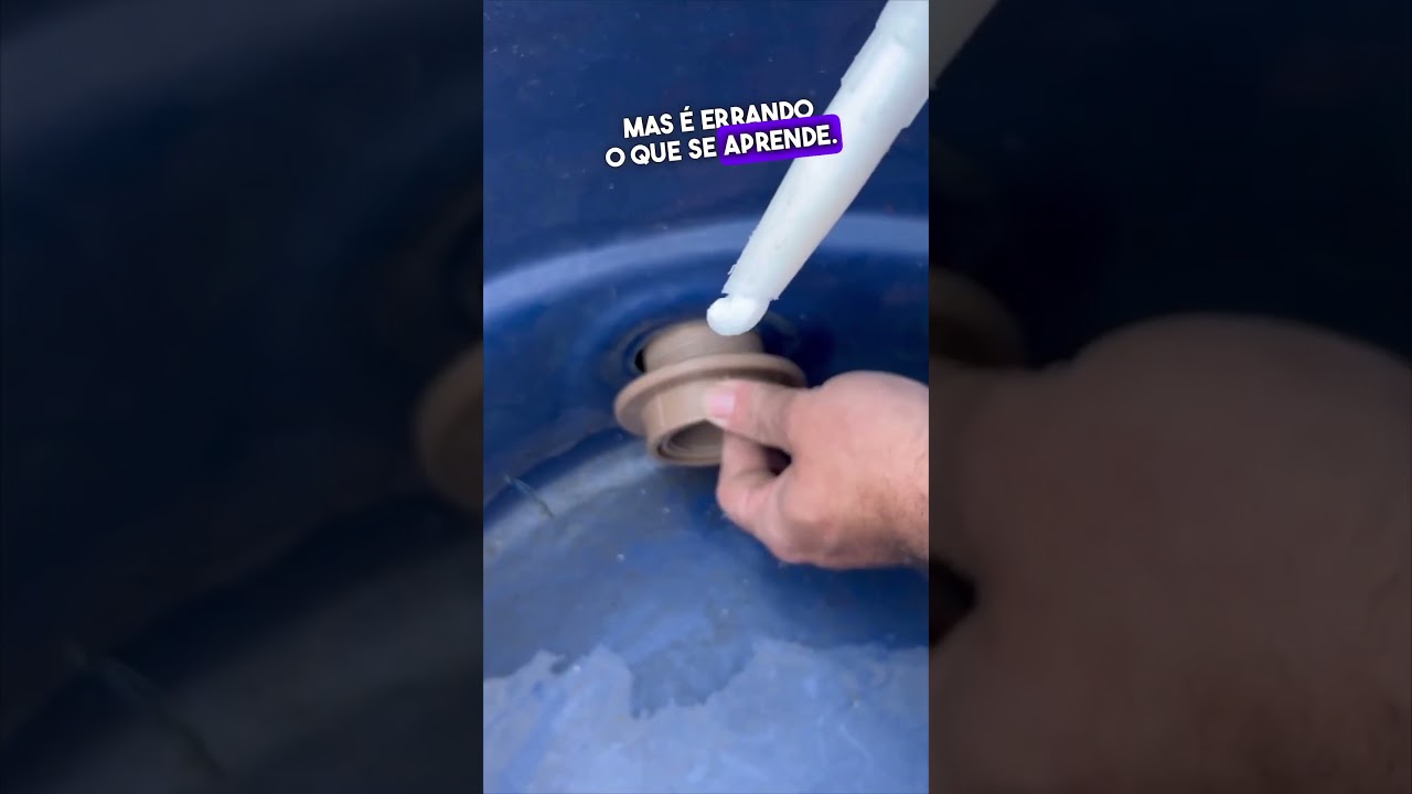 N&atilde;o cometa esse erro ao instalar flange na caixa d&rsquo;&aacute;gua #ideias #caixadagua #flanger #dica #diy