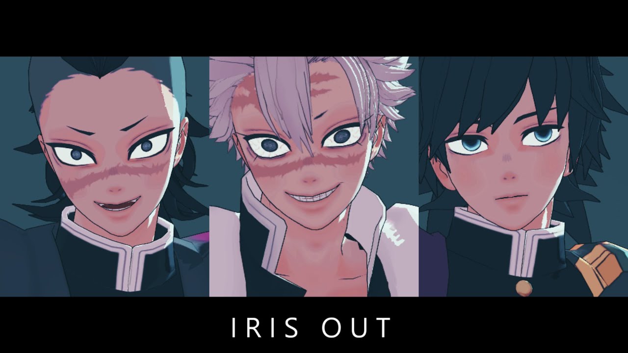【鬼滅のMMD】IRIS OUT/モデル更新【不死川兄弟/冨岡義勇】