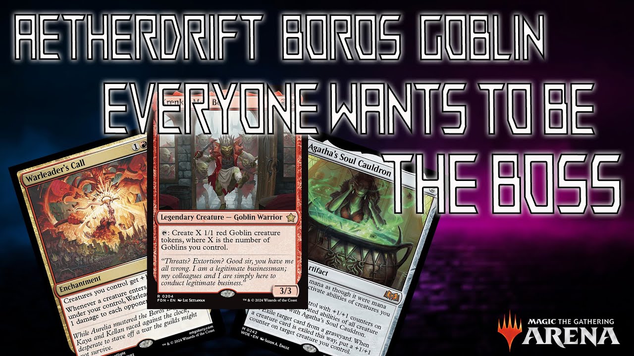 MTG Arena: Aetherdrift Boros Goblin Deck