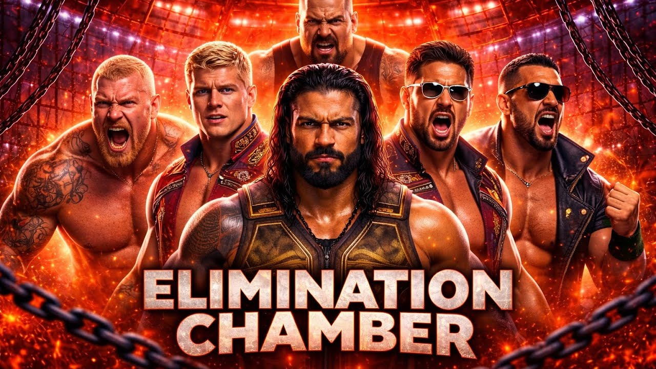 Elimination Chamber: Roman Reigns vs Cena vs Brock | WWE 2K25