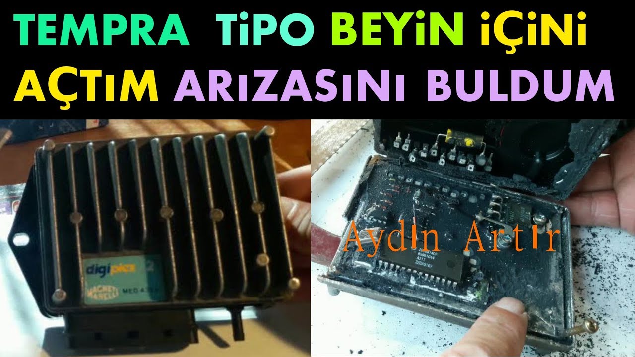 TEMPRA Dijiplex Beyin, söküp içini açma. Ve Kronik arızayı buldum
