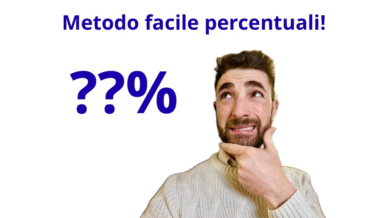 Metodo facile per percentuali e sconti 