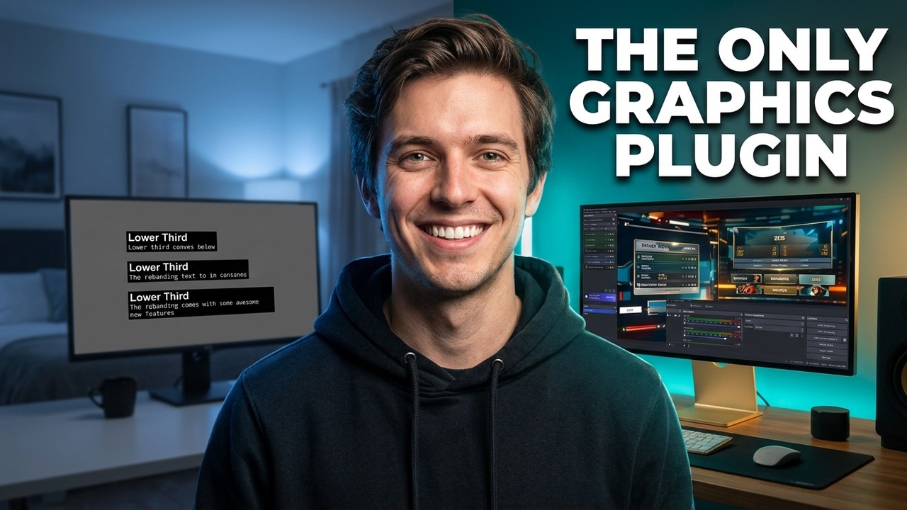 Best Animated Lower Thirds for OBS Studio VinciFlow Tutorial