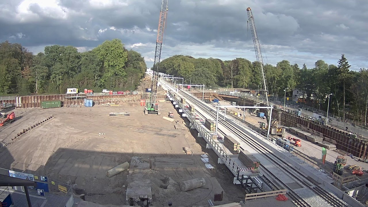 Timelapse: 16-daagse station Driebergen-Zeist