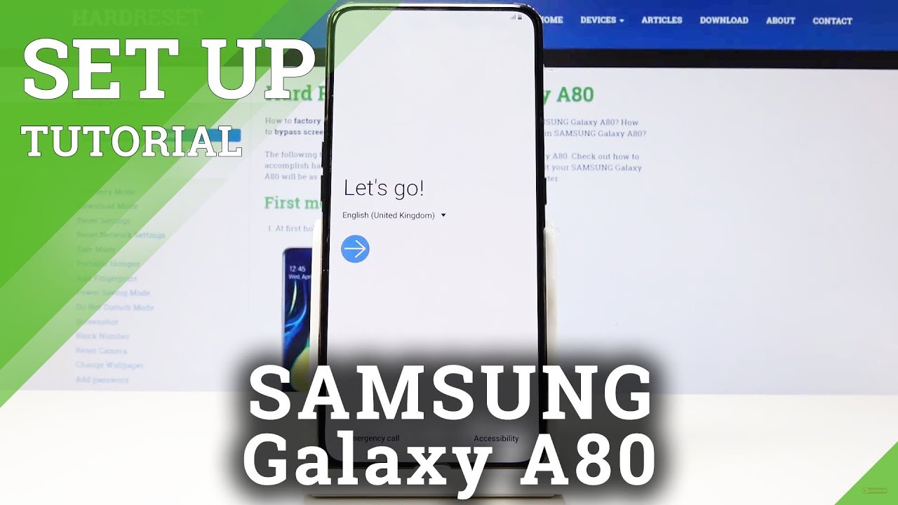 How to Activate & Configure SAMSUNG Galaxy A80 - Set Up Process