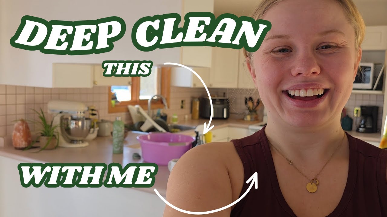 KITCHEN DEEP CLEAN | organization + reset