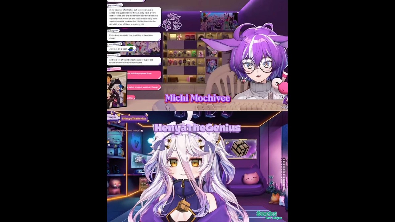 Henya the Chaotic Genius vs MichiMochivee the High Energy Menace #vtuber #anime #tournament #vshojo
