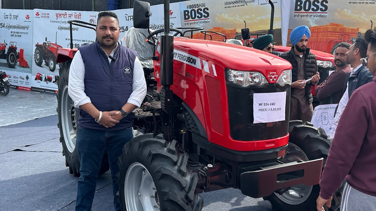 Massey 254 DynaSmart 4WD Features | Price Drop❌ Farming Yatra 