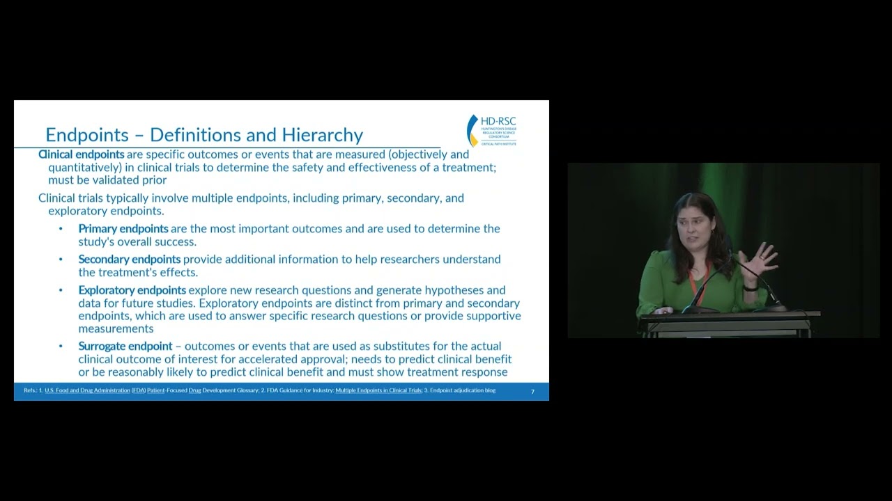HSG 2024 - Science Session: Biomarkers in HD & Accepted Endpoints in HD Trials
