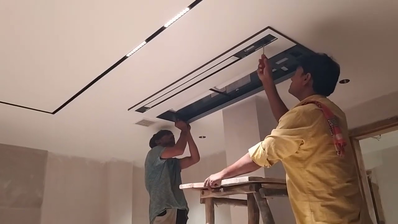 DAIKIN VRV _ new one-way ac ki  gril kese lagaye
