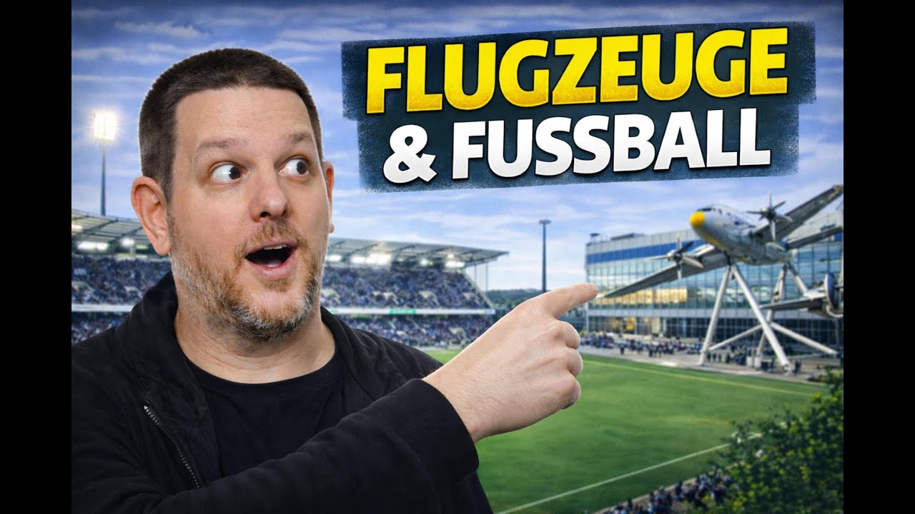 Flugzeuge direkt vorm Stadion! PreZero Arena Sinsheim – außergewöhnlicher Fußballtag