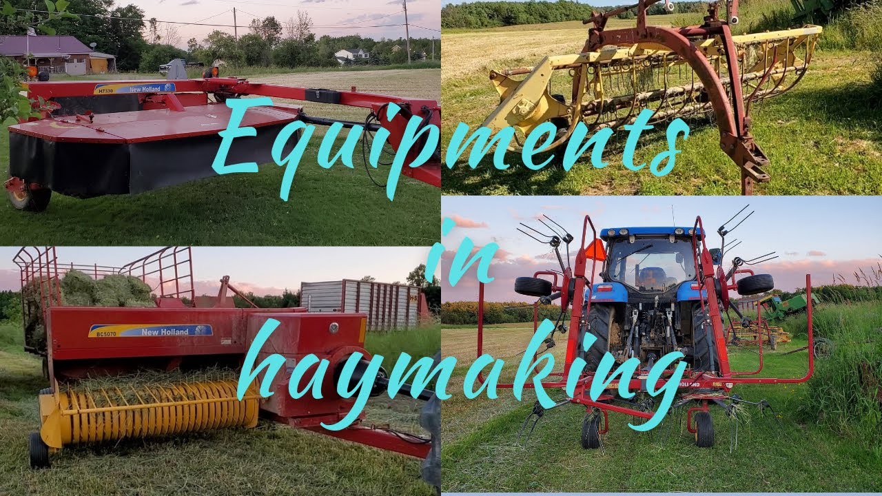A walkthrough of the equipments used in haymaking!