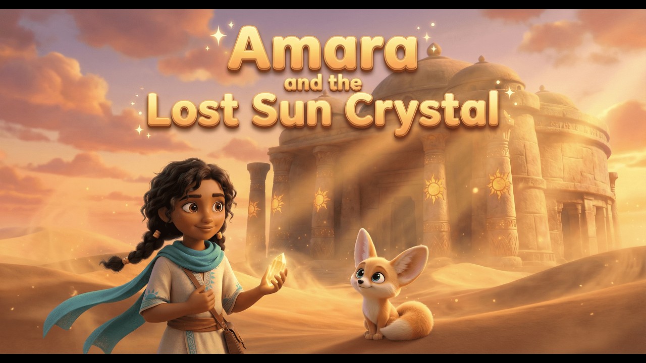 Amara and the Lost Sun Crystal 💎☀️ | A Magical Desert Adventure