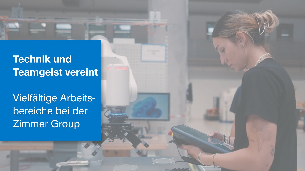 Technik und Teamgeist vereint - Arbeiten bei der Zimmer Group