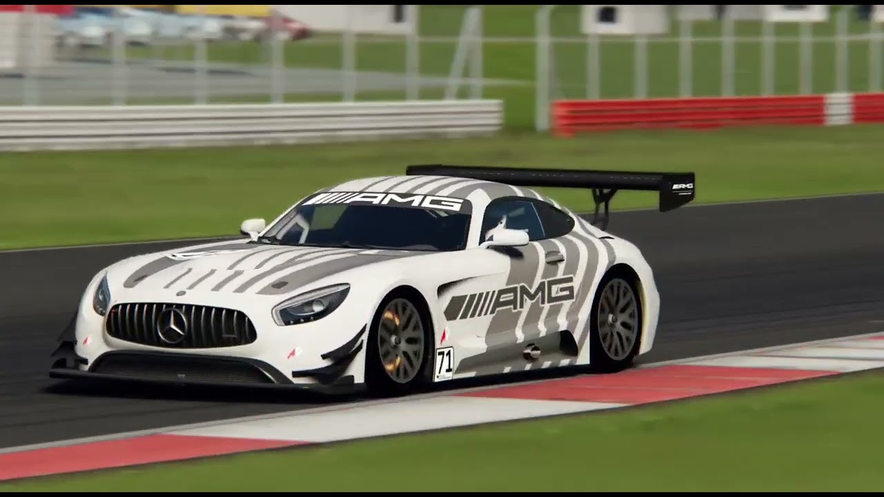 Assetto Corsa| Mercedes-Benz GT3| silverstone gp| 2:04.929| (stock AC setup)