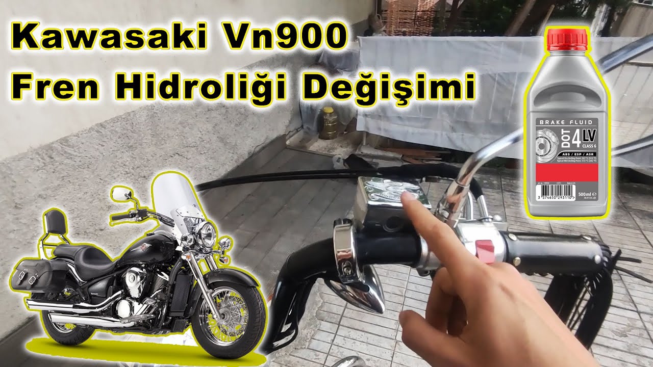 Motosiklet Fren Hidroliği Değişimi | Kawasaki Vn 900