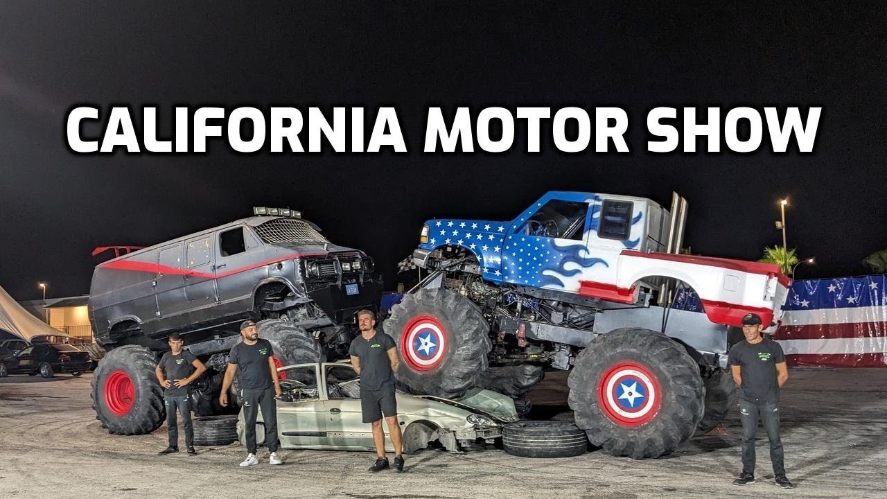 Car Stunts and Monster Trucks: California Motor Show