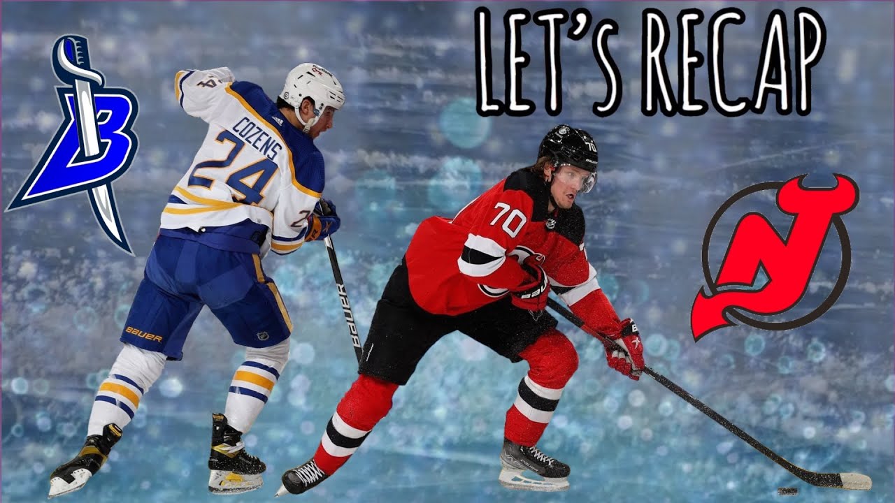 Buffalo Sabres defeat the New Jersey Devils 2-1 at the Prudential center in New Jersey. What a win!