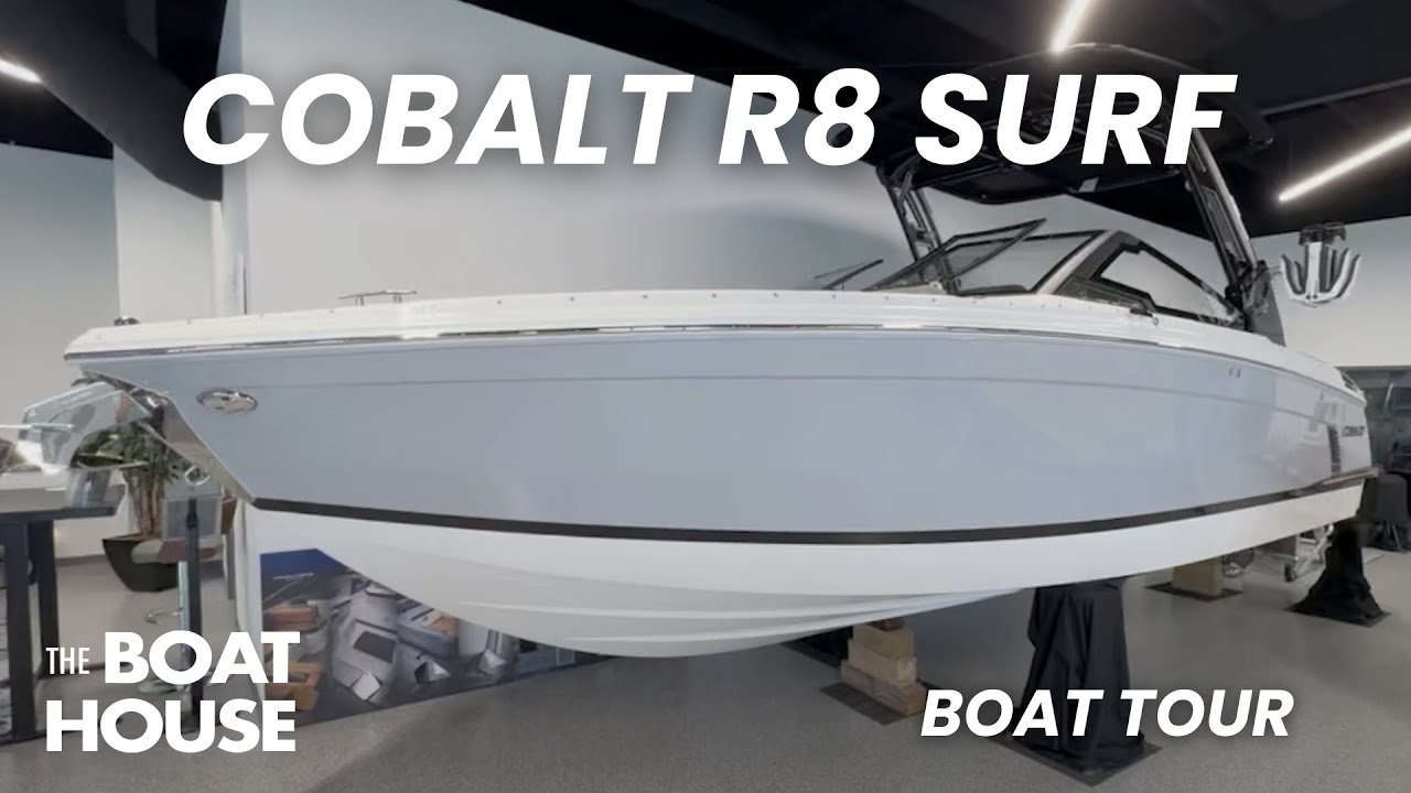 2025 Cobalt R8 Surf | Luxury Surf & Wake Boat Tour | The Boat House Door County