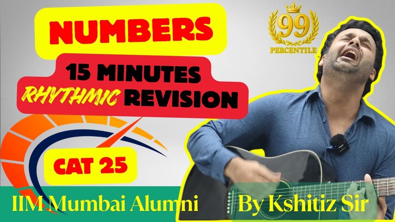 Numbers Revision 🎵 | IIM Mumbai Alum Song Method | 99 Percentile Trick