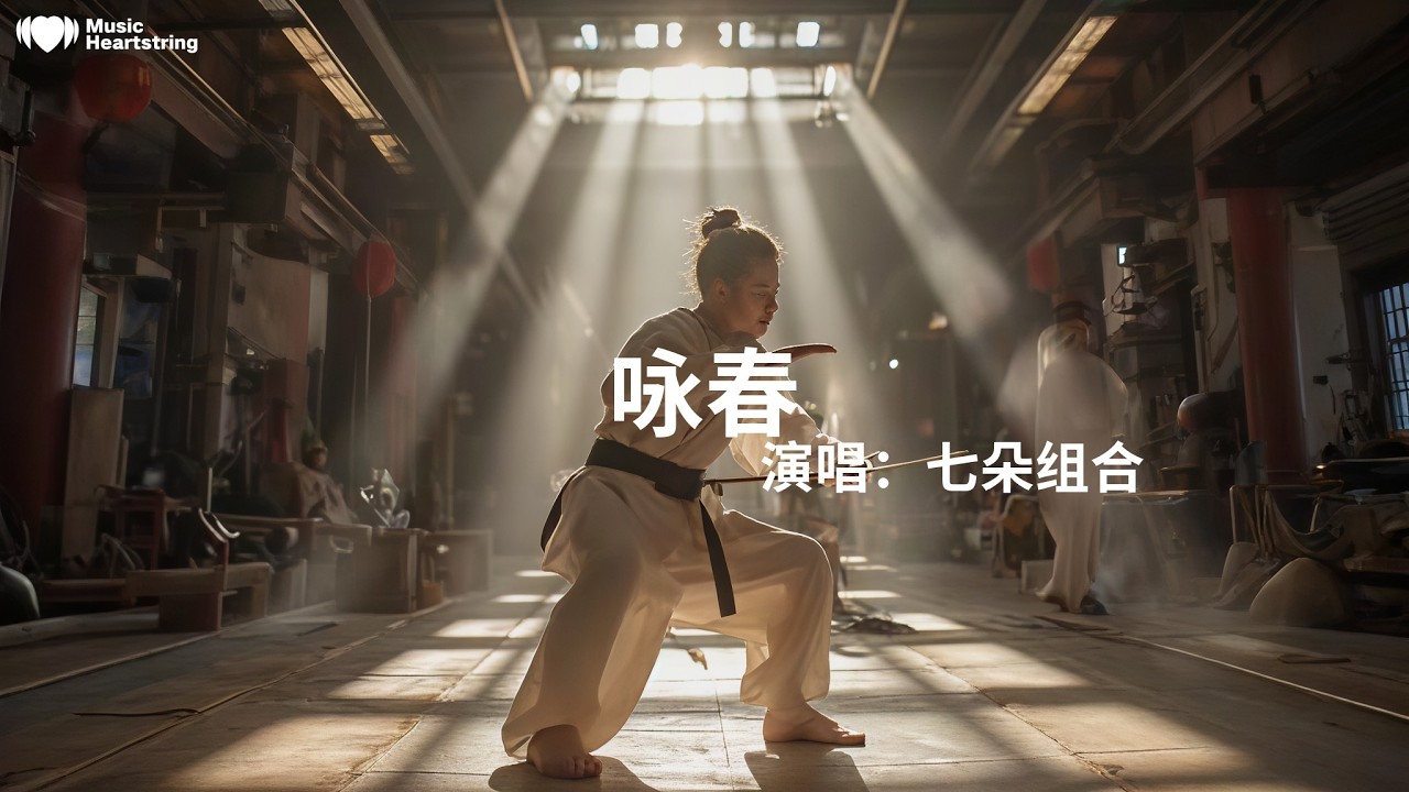 七朵組合《詠春》『日高懸風拂面留下絲絲溫暖別辜負眼前季節花躊躇柳輕歎敢問情何以堪徒傷悲青春年月春知曉夢不覺恰似你我那年不經事卻說離別燕歸來鶯語亂誰在歌詠春天眼清澈笑容無邪』【動態歌詞MV】