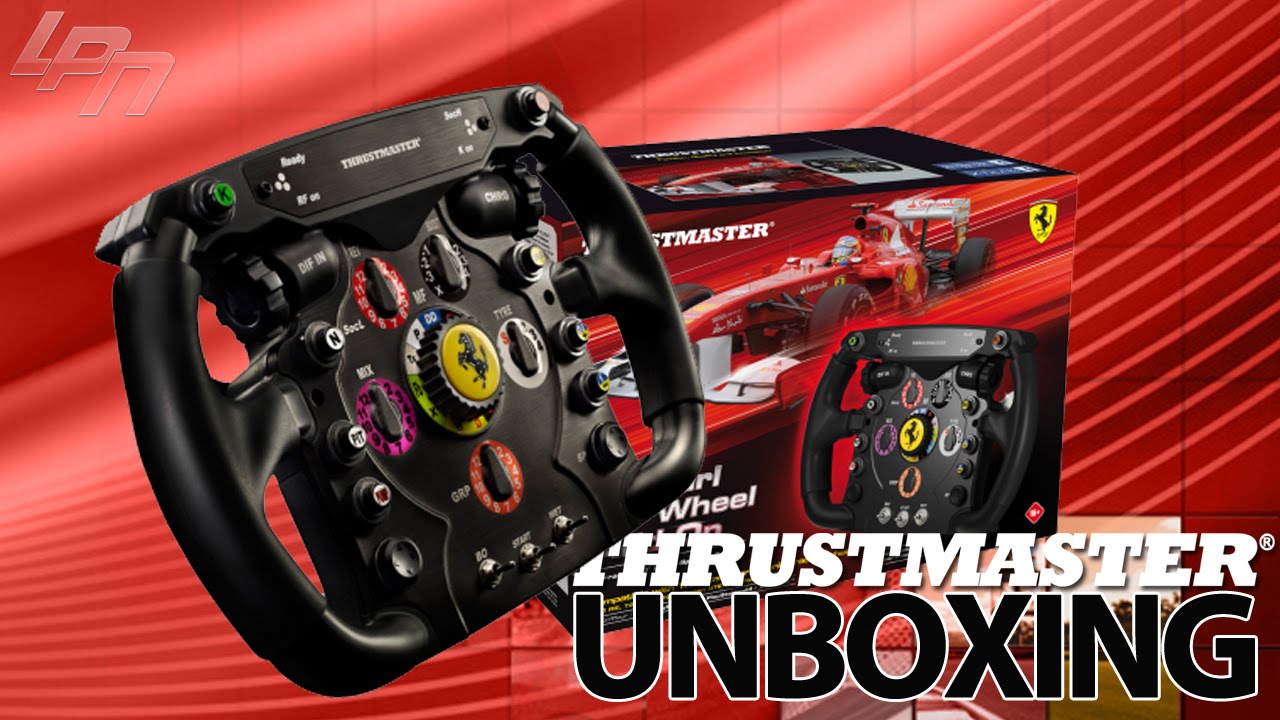 THRUSTMASTER FERRARI F1 WHEEL ADDON (UNBOXING/FIRST LOOK)