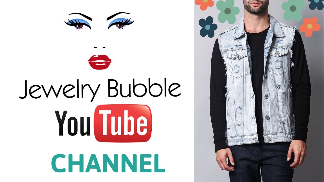 Buy & Wear Men's Style Staple Distressed Denim Vest on Jewelry Bubble