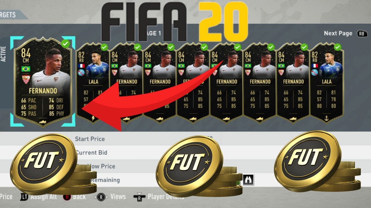 FIFA 20 TRADING AND INVESTING ON XBOX:FIFA 20 ULTIMATE TEAM