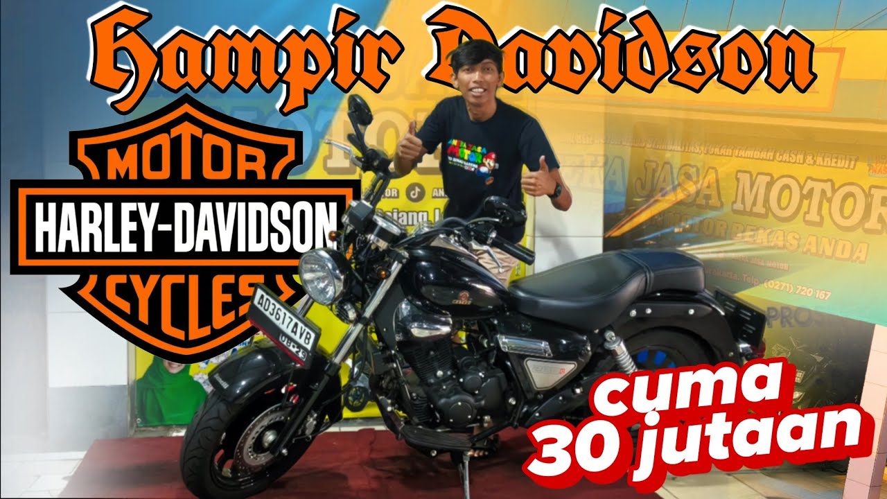HARLEY DAVIDSON 2024 CUMA 30 JUTA, BENELLI MOTOBI 200 EFI - motor bekas murah - ANEKA JASA MOTOR