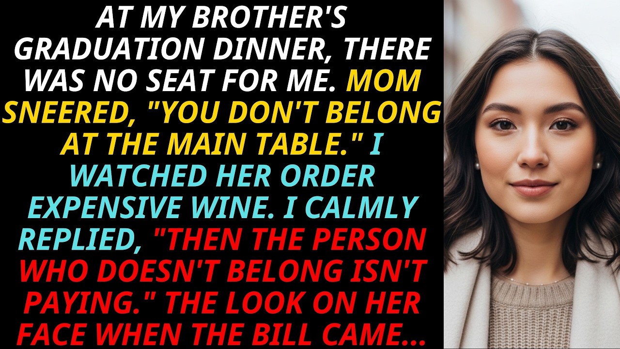 Mom Said “You Don’t Belong At The Main Table” — I Replied, “Then I’m Not Paying” And They Started...
