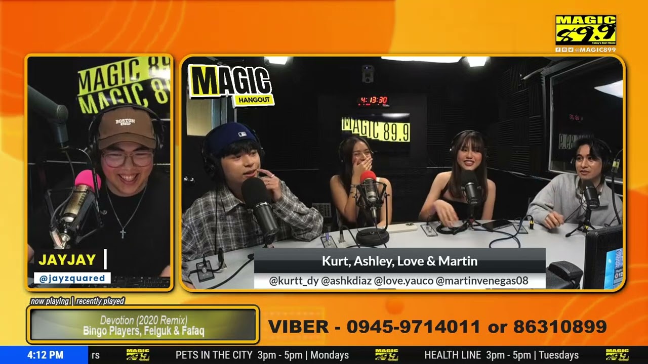 MAGIC HANGOUT with cast of Ang Mutya ng Section E - Kurt, Ashley, Martin, and Love