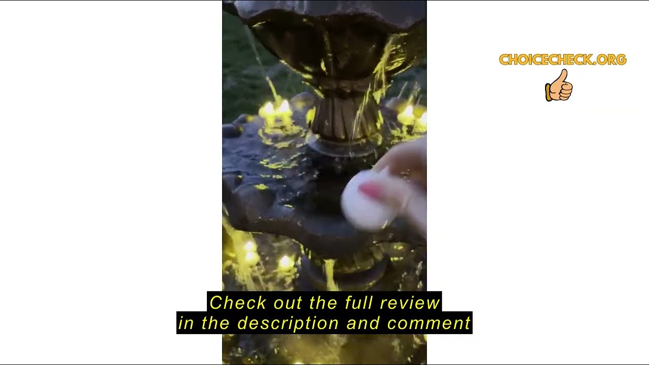 Review Homemory 24 Pack Waterproof Flameless Floating Tealights, Warm White Battery Flickering LED T