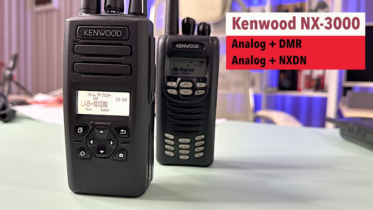 Гибридные цифровые NXDN / DMR радиостанции Kenwood NX-3000. Большой обзор