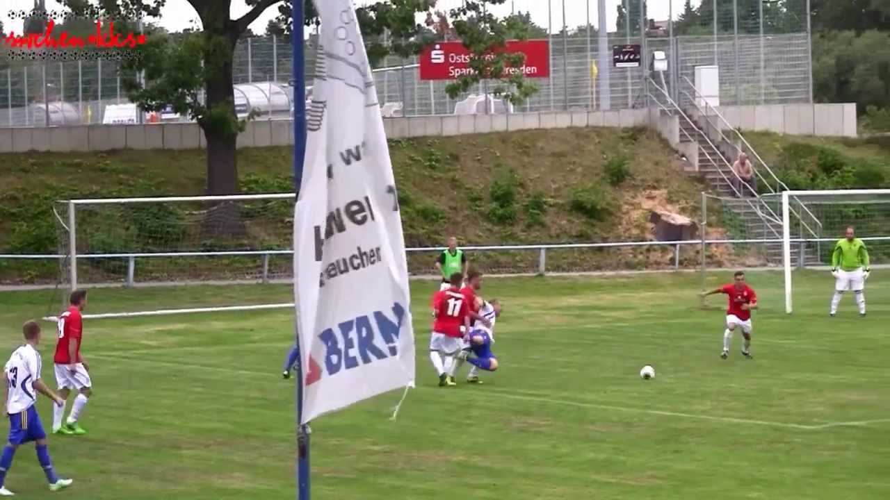 18.08.2013 Fußball Sachsen Bezirksliga Mitte SV Bannewitz - BSV 68 Sebnitz