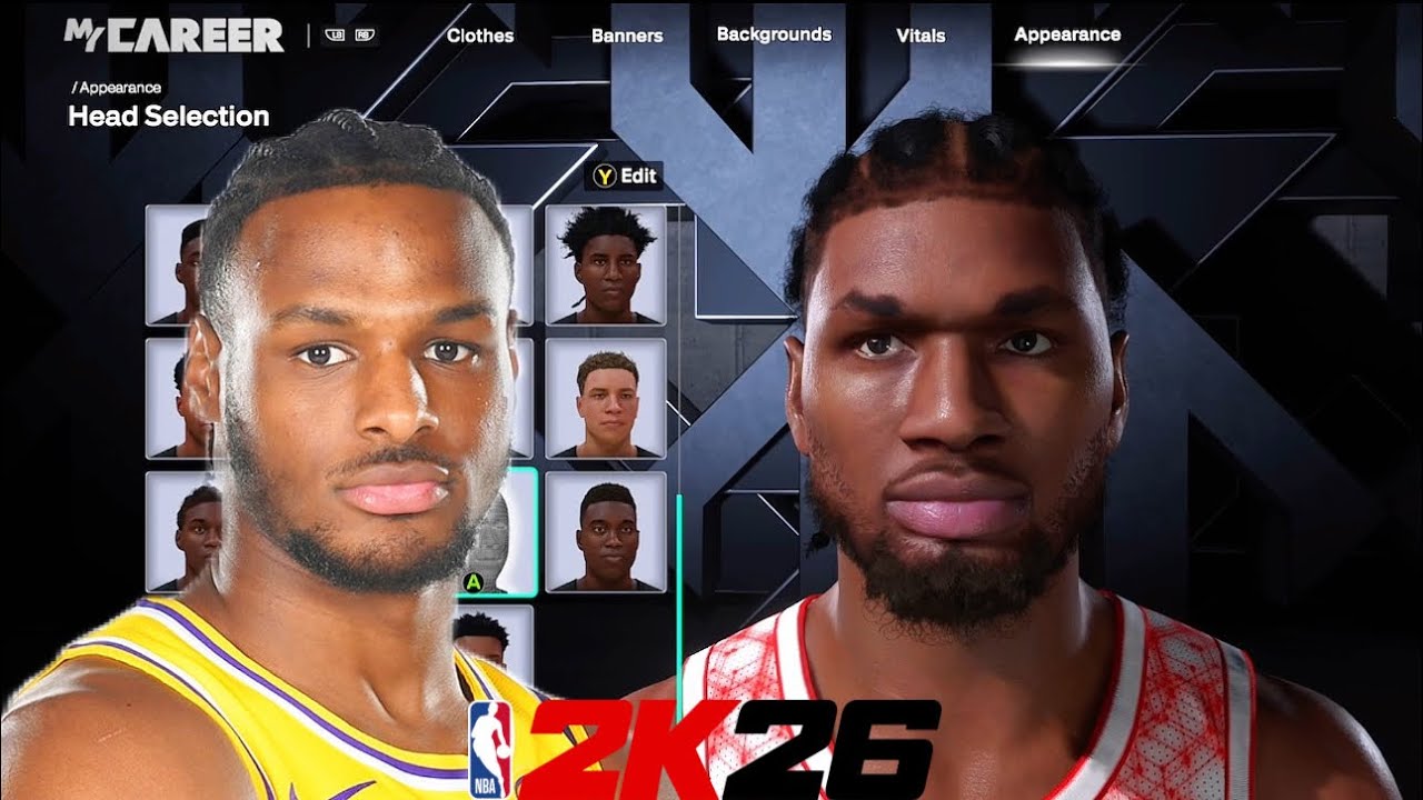 GLORIOUS BRONNY JAMES FACE CREATION 2K26