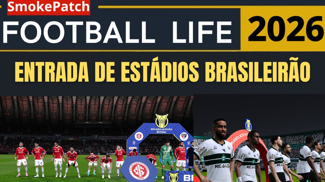 Football Life 2026 - Entrada de Est&aacute;dios Brasileir&atilde;o