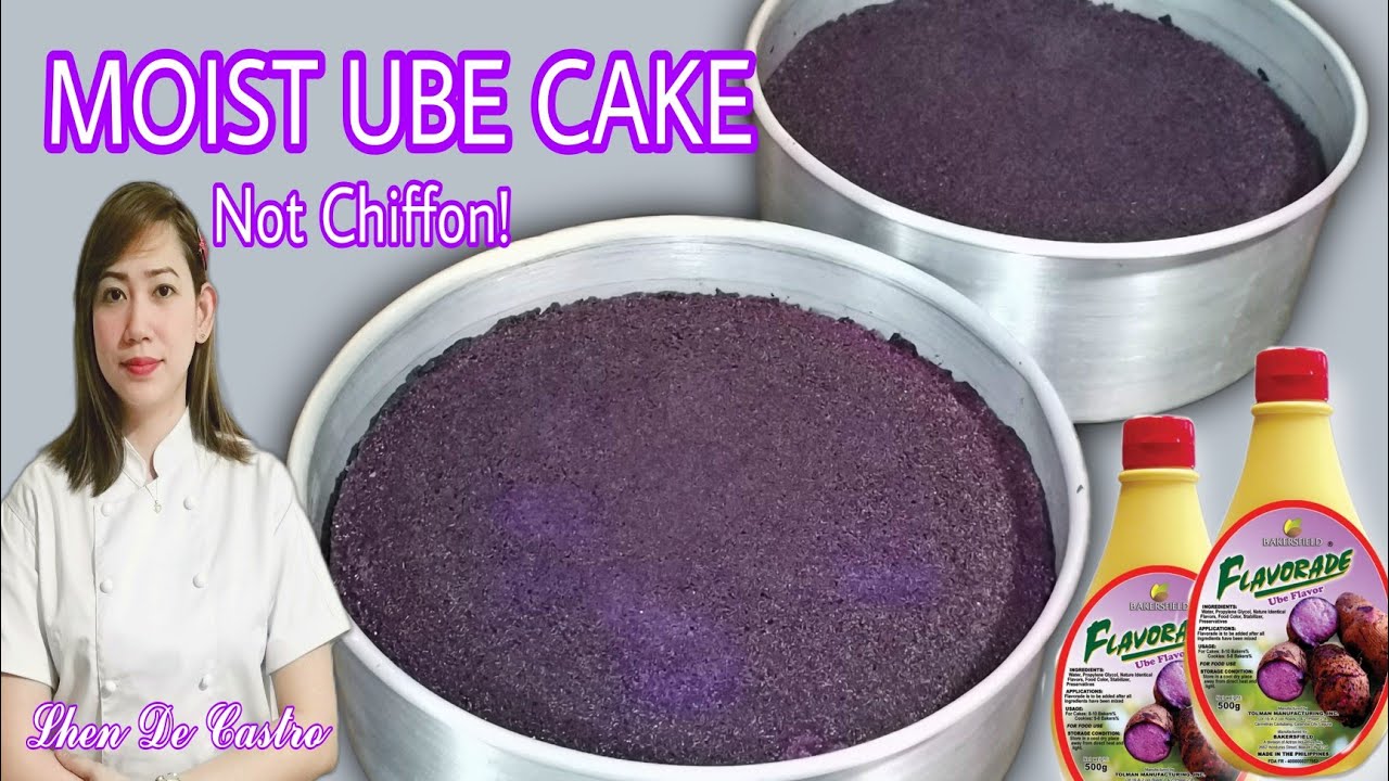 Moist UBE CAKE