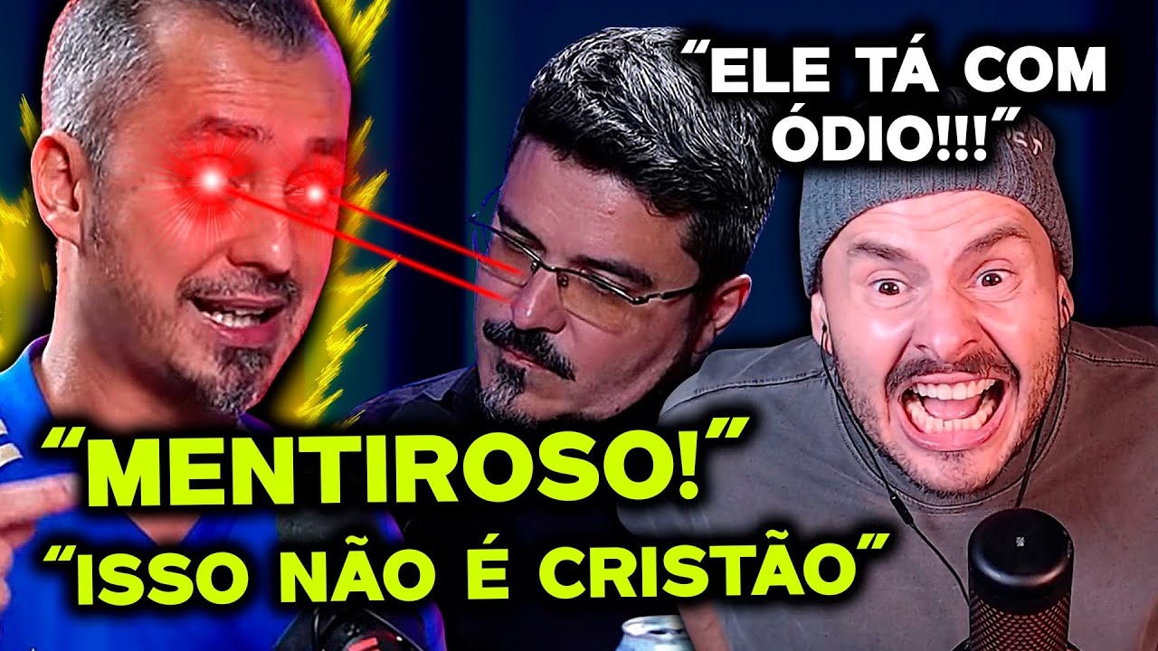 GUSTAVO MACHADO FALA GROSSO APÓS ATAQUES EM DEBATE