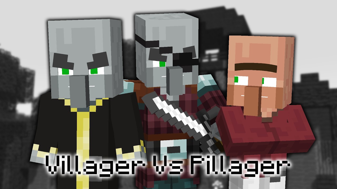 Villager Vs Pillager - Minecraft Animation
