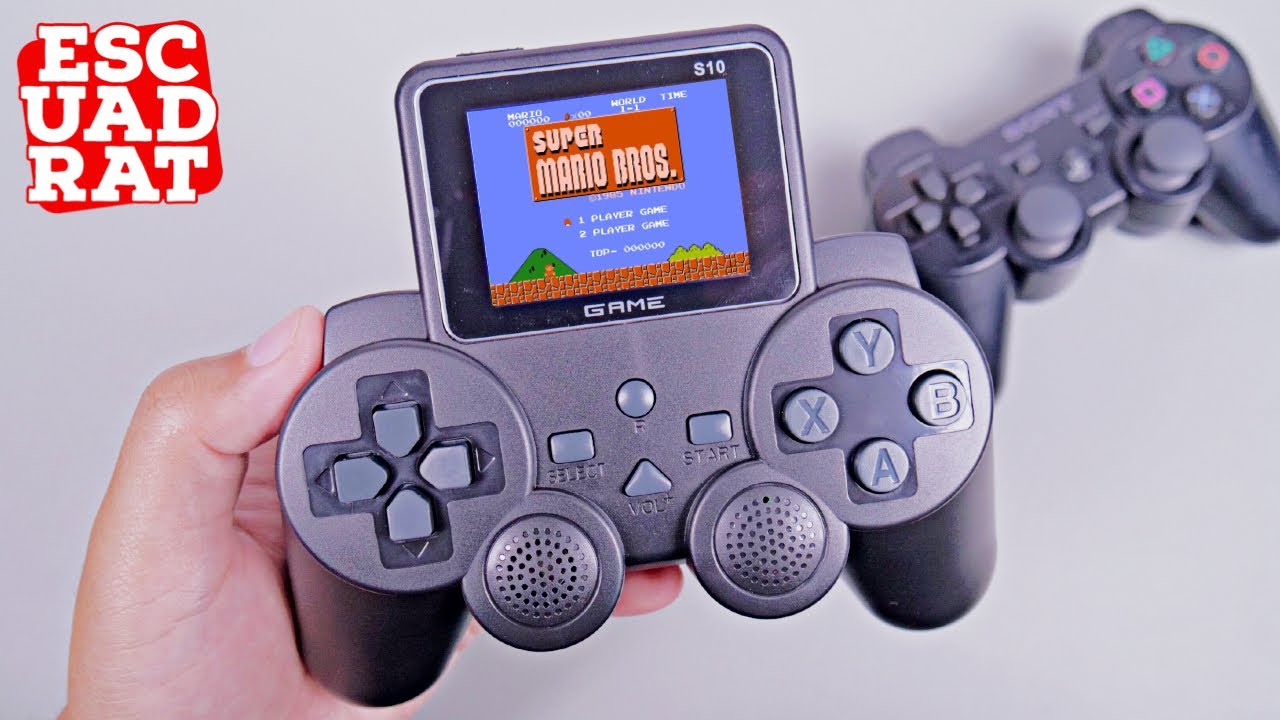 Портативная игровая консоль S10 Retro 520 в 1 — распаковка Dual Shock 3 с ЖК-экраном?