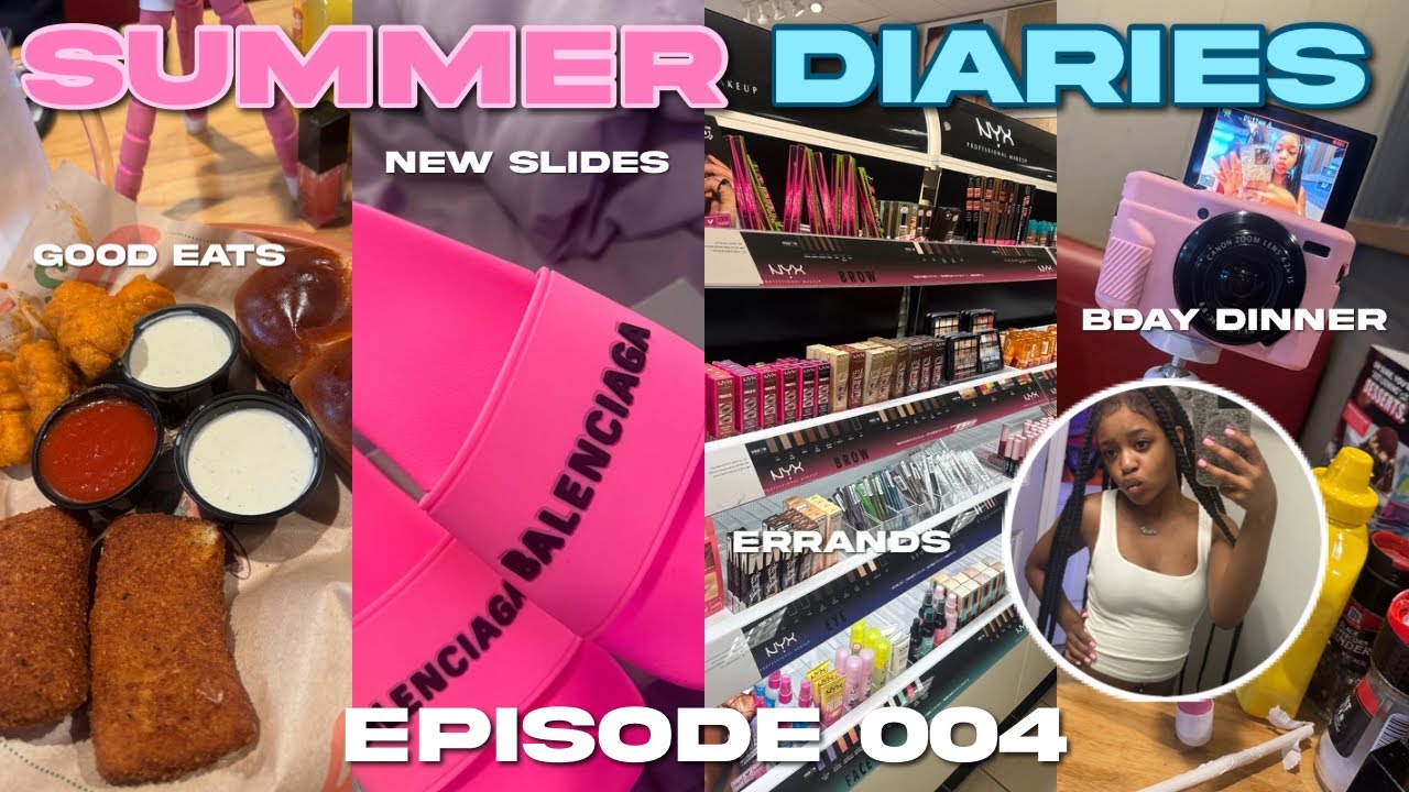SUMMER DIARIES EP. 004 | bday dinner, new balenciaga slides, car playlist